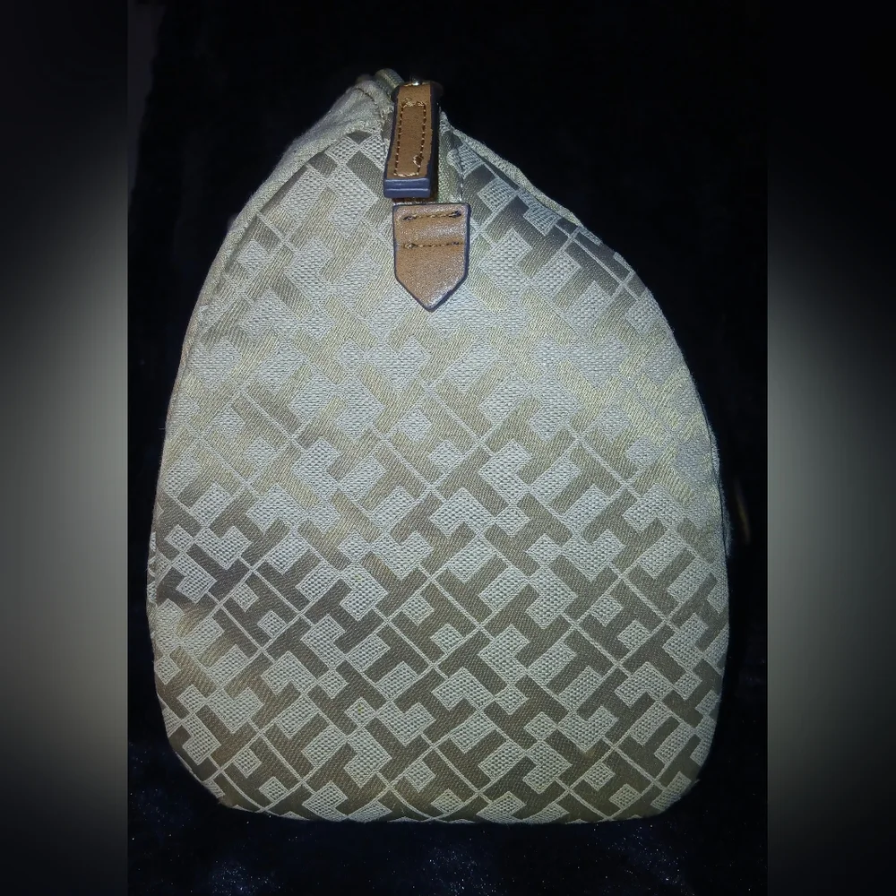 Stylish Beige and Brown Bag